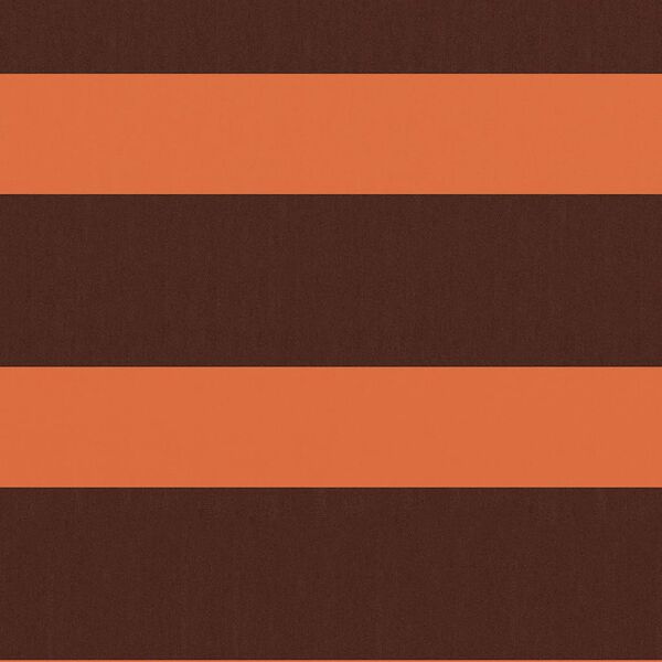 vidaXL Balkónová markíza, oranžová a hnedá 120x400 cm, oxfordská látka