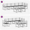 vidaXL Z&aacute;hradn&aacute; s&uacute;prava gaučov 8 pcs Pr&iacute;rodn&aacute; Pevn&eacute; ak&aacute;ciov&eacute; drevo