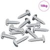 vidaXL Skrutka 13636 ks Strieborn&aacute; M4 x 16 mm Oceľ