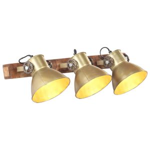 vidaXL Industri&aacute;lna n&aacute;stenn&aacute; lampa mosadzn&aacute; 65x25 cm E27