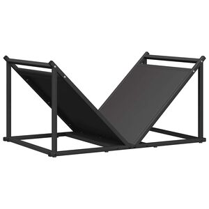 vidaXL Reg&aacute;l na krbov&eacute; drevo, 70x43x34,5 cm, za studena lisovan&aacute; oceľ