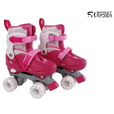 Street Rider Kolieskové korčule ružové nastaviteľné 31-34 ružové