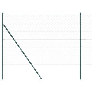 vidaXL Hexagon&aacute;lny plotov&yacute; z&aacute;klad 100 x 1,5 m PVC potiahnut&aacute; oceľ