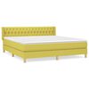 vidaXL Boxspring posteľ s matracom zelen&aacute; 180x200 cm l&aacute;tka