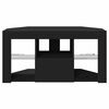 vidaXL Rohov&yacute; LED TV kabinet Čierna 100 x 40 x 50 cm Kompozitn&eacute; drevo