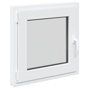 vidaXL Biele vn&uacute;torn&eacute; farby okna v suter&eacute;ne RISOR 50 x 50 cm