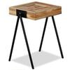 vidaXL Pr&iacute;ručn&yacute; stol&iacute;k, recyklovan&eacute; teakov&eacute; drevo