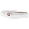 vidaXL &Uacute;ložn&aacute; posteľ s matracmi Čist&aacute; biela 140 x 190 cm Umel&aacute; koža