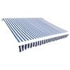 vidaXL N&aacute;hradn&aacute; l&aacute;tka na mark&iacute;zu, modro-biela, 3,5x2,5 m, polyester