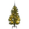 vidaXL Umel&yacute; v&yacute;klopn&yacute; vianočn&yacute; stromček 150 LED a sada g&uacute;ľ 150 cm