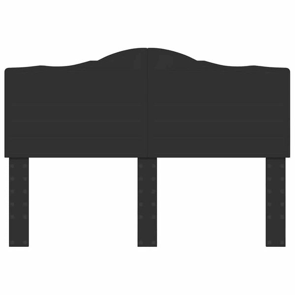 vidaXL Zadn&eacute; čelo s čelnou doskou Čierny dub 150 cm Kompozitn&eacute; drevo