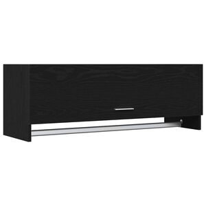 vidaXL &Scaron;atn&aacute; skriňa Čierny dub 100 x 32,5 x 35 cm Kompozitn&eacute; drevo