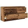 vidaXL TV skrinka Old Wood 100x35x54 cm Engineered Wood