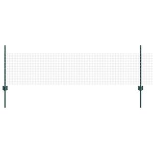 vidaXL Zvaren&eacute; pletivo s podperami 100 x 0,5 m PVC potiahnut&aacute; oceľ