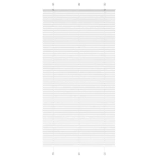 vidaXL plisovan&aacute; roleta biela 110x200 cm &scaron;&iacute;rka l&aacute;tky 109,4 cm