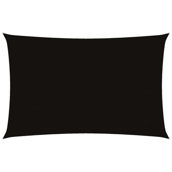 vidaXL Tieniaca plachta oxfordsk&aacute; l&aacute;tka obdĺžnikov&aacute; 2,5x5 m čierna