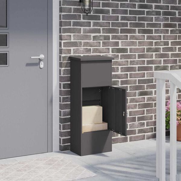 vidaXL Schr&aacute;nka na bal&iacute;ky s &uacute;ložiskom Čierna 44,5 x 29 x 110,5 cm Oceľ