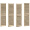 vidaXL Skř&iacute;ňov&eacute; dvere s dverami 4 ks Pr&iacute;rodn&aacute; 140,5 x 39,5 cm