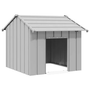 vidaXL B&uacute;da pre psa so strechou 85x107x81 cm, pozinkovan&aacute; oceľ