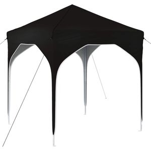 vidaXL Pr&iacute;stre&scaron;ok na p&aacute;rty 194 x 194 x 245 cm Čierna