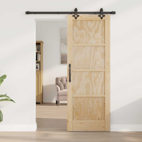 vidaXL Posuvn&eacute; dvere ORKDAL Hned&aacute; 73,5 x 198,5 cm