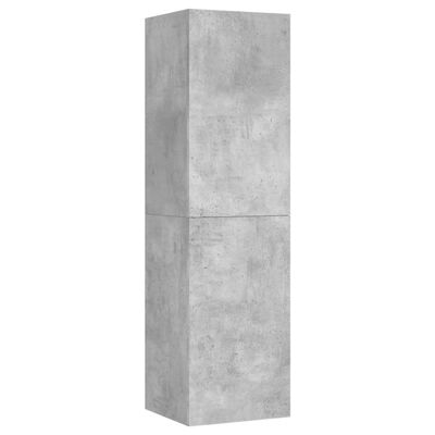 vidaXL 4-dielna súprava TV skriniek betónovo-sivá drevotrieska