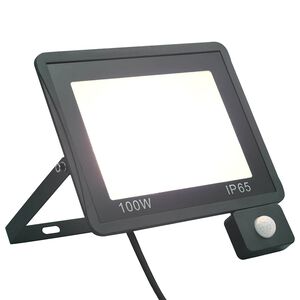 vidaXL LED reflektor so senzorom 100 W studen&eacute; biele svetlo