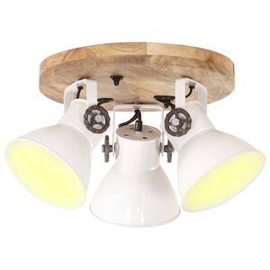 vidaXL Industri&aacute;lna stropn&aacute; lampa 25 W, biela 42x27 cm E27
