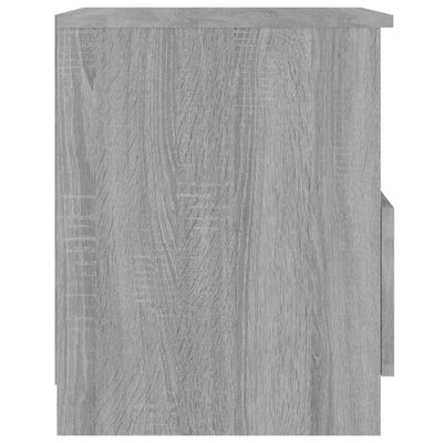 vidaXL Nočný stolík sivá sonoma 40x40x50 cm kompozitné drevo
