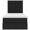 vidaXL Postel s &uacute;ložn&yacute;m prostorem a matrac&iacute; Čierna 90 x 200 cm