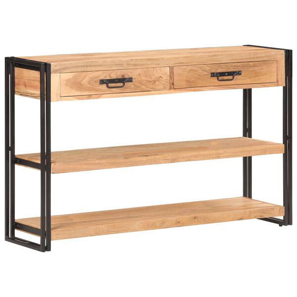 vidaXL Komoda 120x30x75 cm masívne akáciové drevo