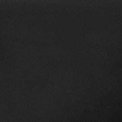 vidaXL 3-dielna pohovka s vankúšmi čierna umelá koža