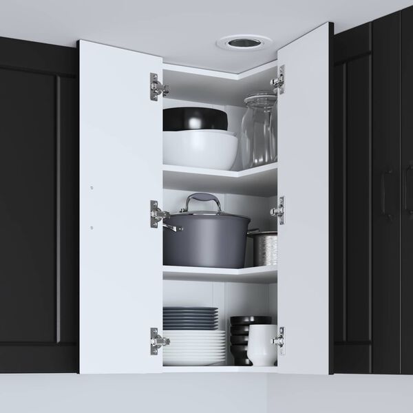 vidaXL Kuchynsk&aacute; skriňa Čierna 57 x 57 x 80 cm Kompozitn&eacute; drevo