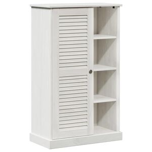 vidaXL K&uacute;peľňov&aacute; skriňa VIGO Biela a antik biela 68 x 34 x 110 cm