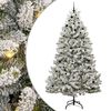 vidaXL Umel&yacute; vianočn&yacute; stromček 270 cm 300 LED Tepl&aacute; biela PVC a oceľ