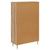 vidaXL Highboard so z&aacute;suvkou Remeseln&yacute; dub 69,5 x 31 x 115 cm