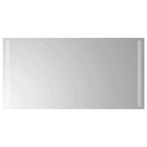 vidaXL Zrkadlo do k&uacute;peľne s LED Priehľadn&aacute; 80 x 40 cm tvrden&eacute; sklo