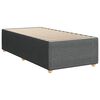 vidaXL Boxspring posteľ s matracom tmavosivá 90x190 cm látka