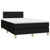 vidaXL Boxspring posteľ s matracom čierny 120x200 cm l&aacute;tka