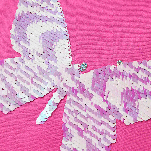 Detsk&eacute; tričko so skosen&yacute;m ruk&aacute;vom tmavoružov&eacute; 104