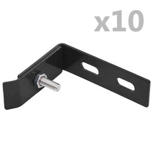 vidaXL N&aacute;stenn&yacute; konektor 10 s&aacute;d antracitov&yacute;