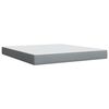vidaXL Boxspring posteľ s matracom bledosivá 180x200 cm látka