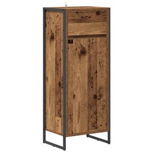 vidaXL K&uacute;peľňov&aacute; skriňa Star&eacute; drevo 40 x 30 x 100 cm Kompozitn&eacute; drevo