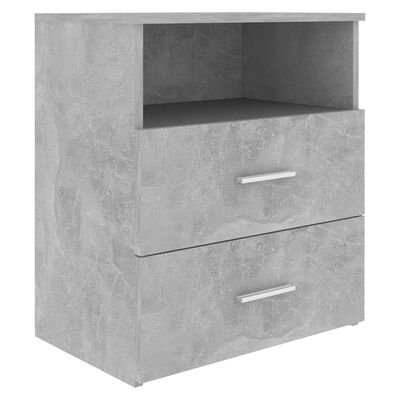 vidaXL Nočný stolík betónovo-sivý 50x32x60 cm