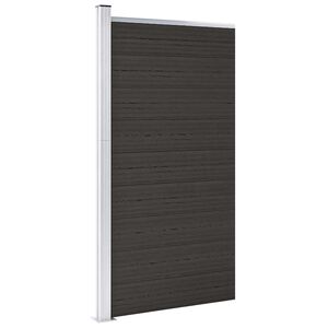 vidaXL Plotov&yacute; panel WPC 95x186 cm čierny