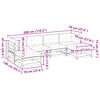 vidaXL 6-dielna z&aacute;hradn&aacute; s&uacute;prava pohoviek s vank&uacute;&scaron;mi douglask&aacute; jedľa
