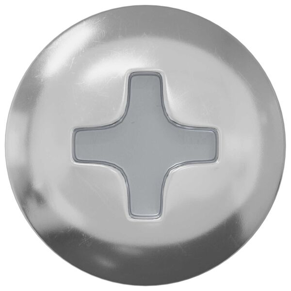 vidaXL Samorezn&yacute; skrutkov&yacute; klinc 2 pcs Zinkovan&yacute; 4 x 25 mm Oceľ