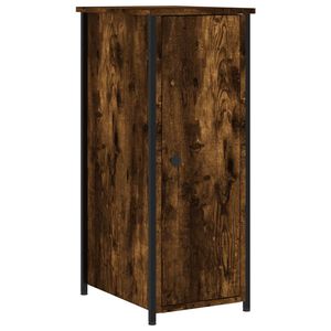 vidaXL Nočn&yacute; stol&iacute;k dymov&yacute; dub 32x42x80 cm kompozitn&eacute; drevo