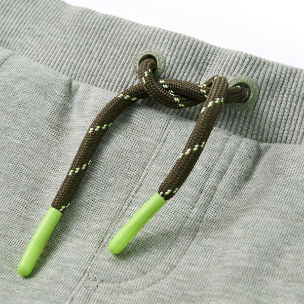 Detské tepláky svetlé kaki 128