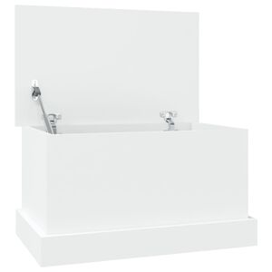 vidaXL &Uacute;ložn&yacute; box biely 50x30x28 cm, umel&eacute; drevo